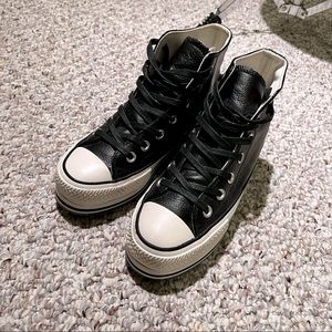 Puzzle/Converse Platform Leather Sneakers W36 fits US7